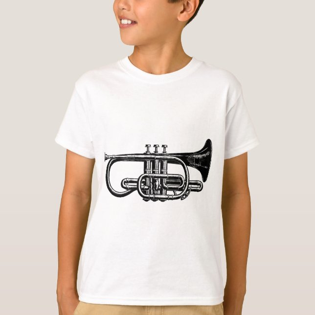 Imperial Brass Cornet - Musical instrument T-Shirt (Front)