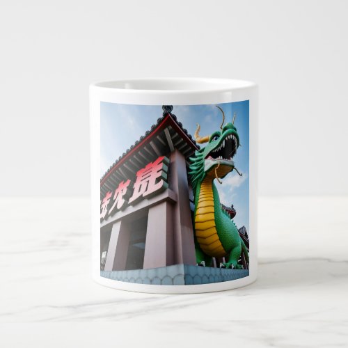 Imperial Chinese Dragon Giant Coffee Mug