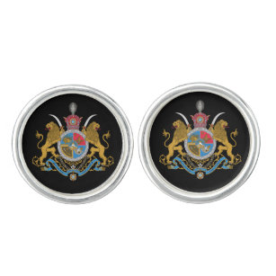 Imperial Coat of Arms of Iran (1925-1979) Cufflinks