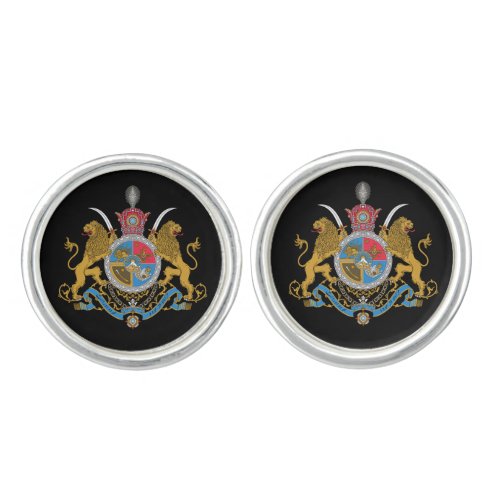 Imperial Coat of Arms of Iran 1925_1979 Cufflinks