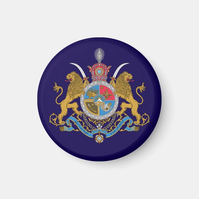 Imperial Coat of Arms of Iran (1925-1979) Magnet (Front)