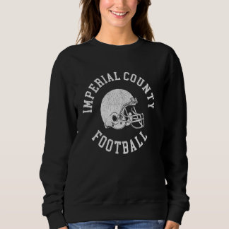 Imperial County Football Throwback Football Helmet Sweatshirt
