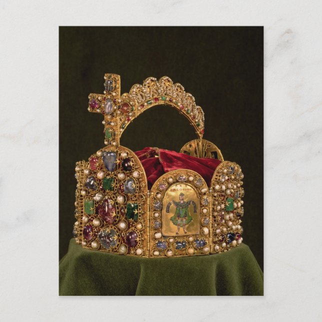 Imperial Crown made for the coronation of Otto Postcard (Front)