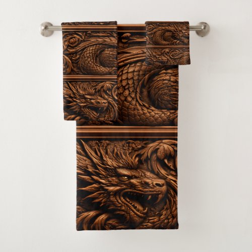 Imperial Dragonwood carving hand towel