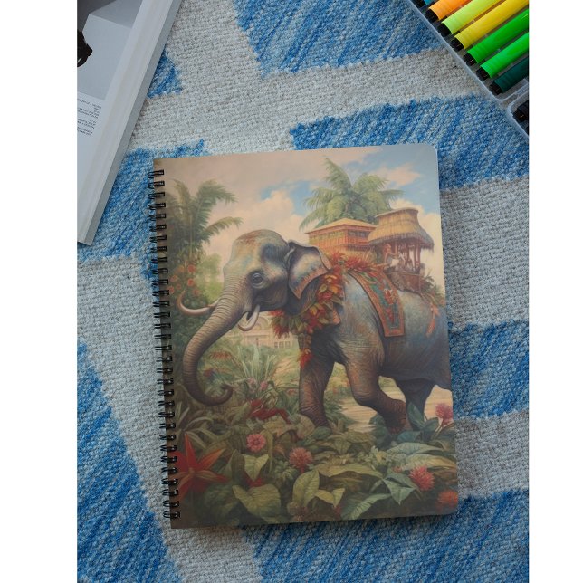 Imperial Elephant & Golden Pavilion Vintage Notebook (Creator Uploaded)