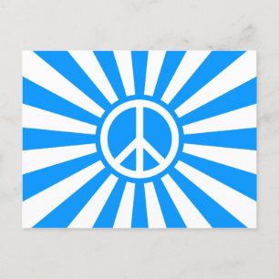 Imperial Flag of Peace Sign Non Violence Anti War Postcard