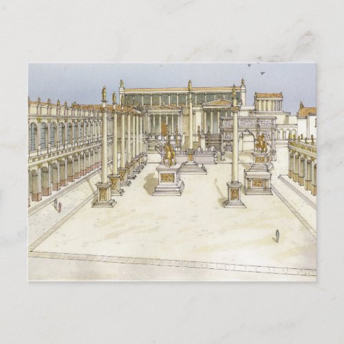 Imperial Forum Rome Postcard