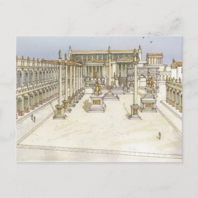 Imperial Forum. Rome Postcard (Front)