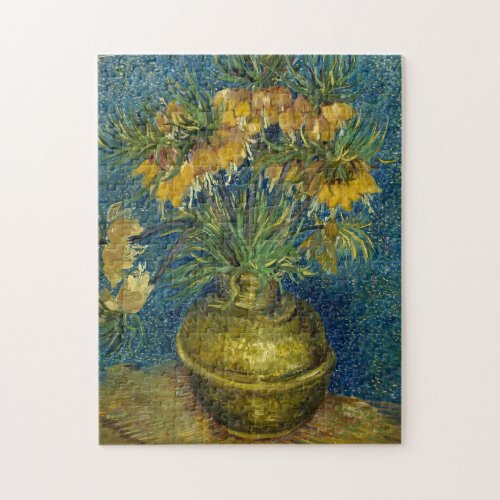 Imperial Fritillaries in a Copper Vase 1886 Jigsaw Puzzle