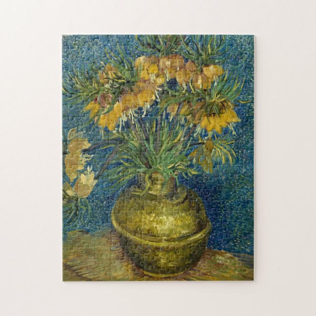 Imperial Fritillaries in a Copper Vase, 1886 Jigsaw Puzzle (Vertical)