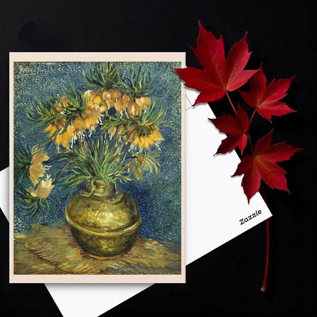 Imperial Fritillaries in a Copper Vase, Van Gogh Postcard (Creator Uploaded)