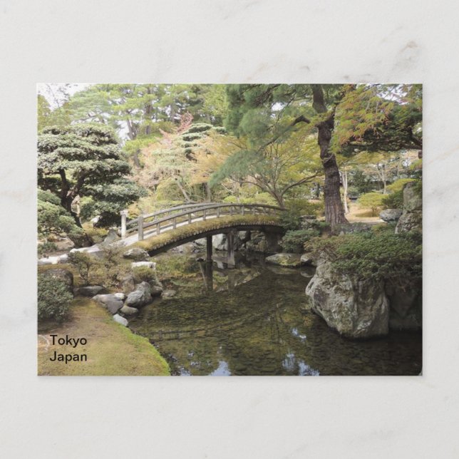 Imperial Gardens, Tokyo, Japan (A) Postcard (Front)