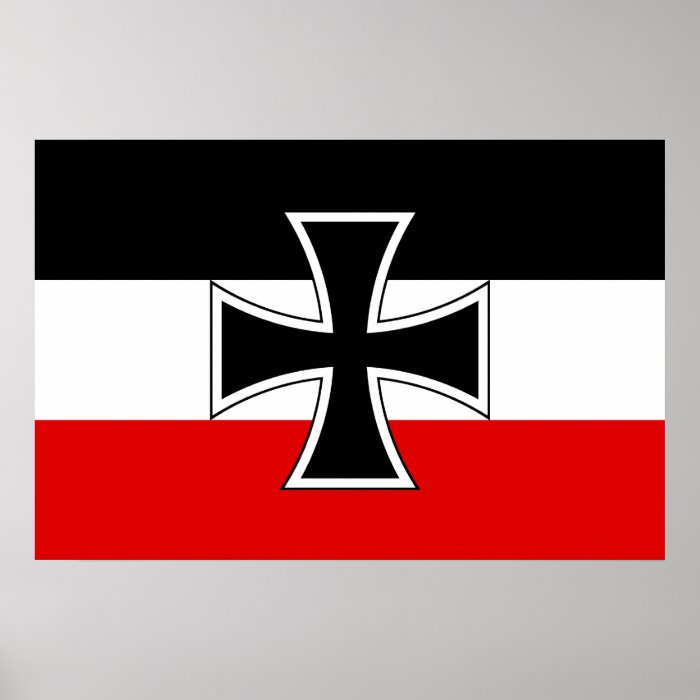 Imperial German Flag Poster Print