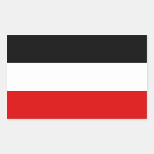 Imperial German Flag Rectangular Sticker
