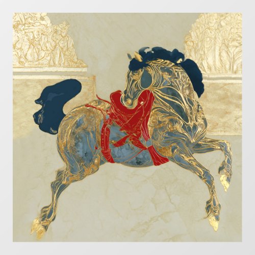 Imperial Golden Horse Wall Decal