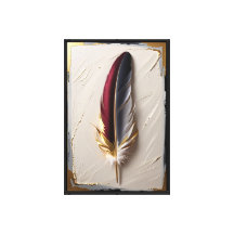 Imperial Grace Feather | Luxury Minimalist