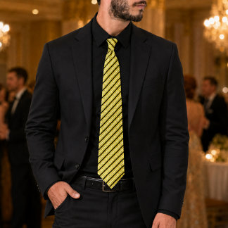 Imperial Horizon | Luxury Black Neck Tie