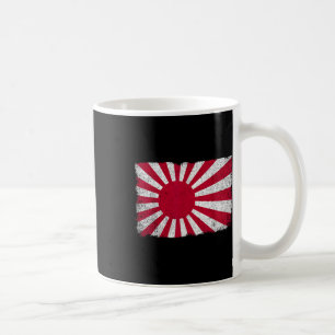 Imperial Japan Men Women Distressed Rising Sun Fla Coffee Mug