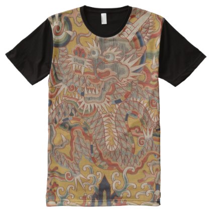 Imperial Ming Asian Chinese Dragon Art All-Over-Print Shirt