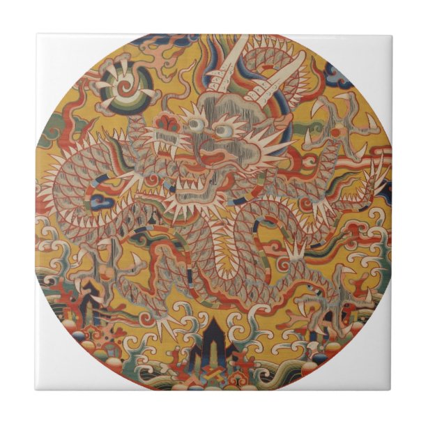 Dragon Decorative Ceramic Tiles | Zazzle