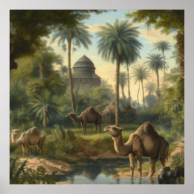 Imperial Oasis & Hidden Desert Sanctuary Poster (Front)
