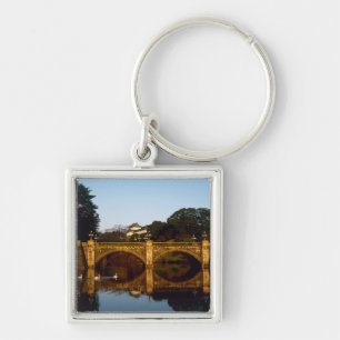 Imperial Palace, Nijubashi Bridge, Tokyo, Japan Keychain