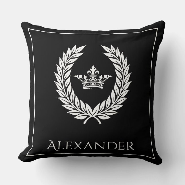 Imperial Personalized  Throw Pillow (Front)