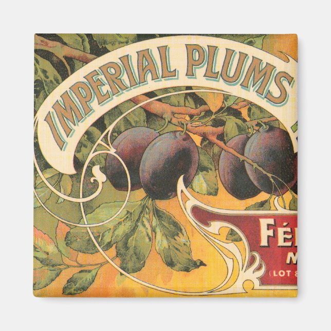 Imperial Plums Magnet (Front)
