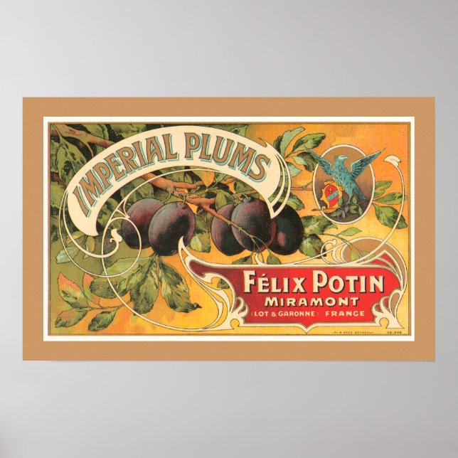 Imperial Plums Poster (Front)