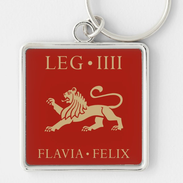 Imperial Roman Army - Legio IV Flavia Felix Keychain (Front)