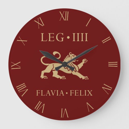 Imperial Roman Army _ Legio IV Flavia Felix Large Clock