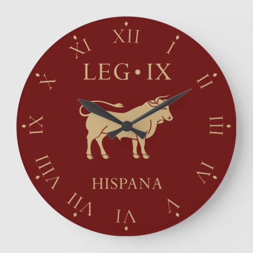 Imperial Roman Army _ Legio IX Hispana Large Clock