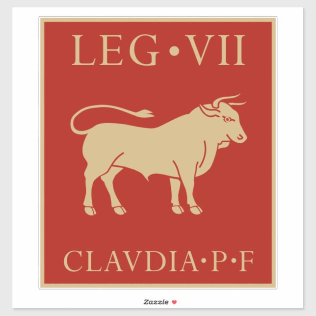 Imperial Roman Army - Legio VII Claudia Sticker (Sheet)