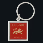 Imperial Roman Army - Legio XIII Gemina Keychain<br><div class="desc">Legio XIII Gemina, in English the 13th Twin Legion was a legion of the Imperial Roman army. It was one of Julius Caesar's key units in Gaul and in the civil war and was the legion with which he crossed the Rubicon in January, perhaps the 10th, 49 BC. The legion...</div>
