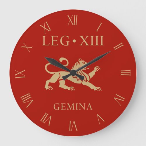 Imperial Roman Army _ Legio XIII Gemina Large Clock