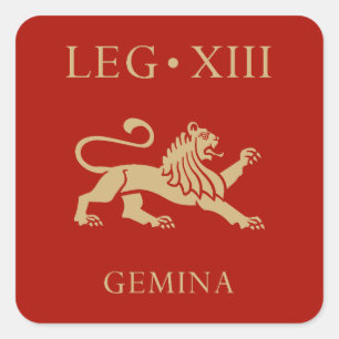 Imperial Roman Army - Legio XIII Gemina Square Sticker