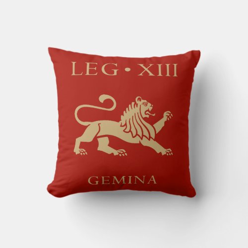 Imperial Roman Army _ Legio XIII Gemina Throw Pillow
