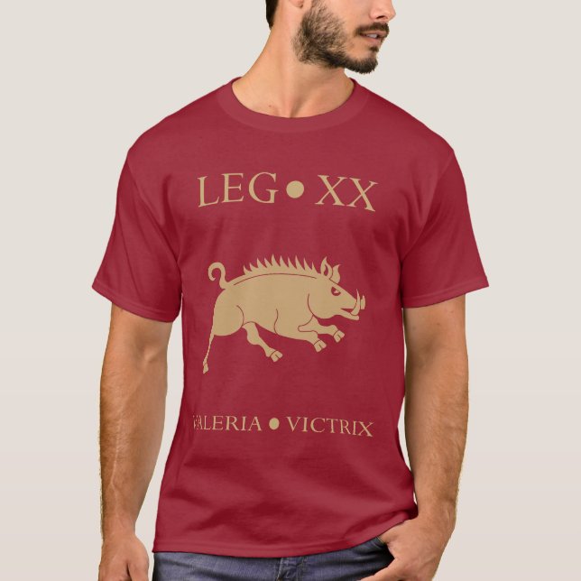Imperial Roman Army - Legio XX Valeria Victrix T-Shirt (Front)
