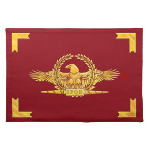 Imperial Roman SPQR Eagle Vexillum Placemat