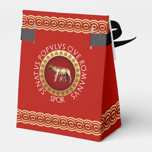 Imperial Rome Favor Boxes (Back Side)