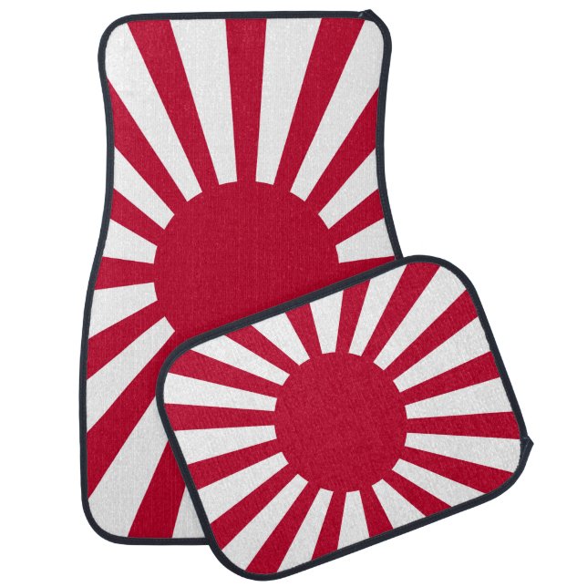 Imperial War Flag of Japan Car Floor Mat (Set)