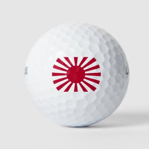 Imperial War Flag of Japan Golf Balls