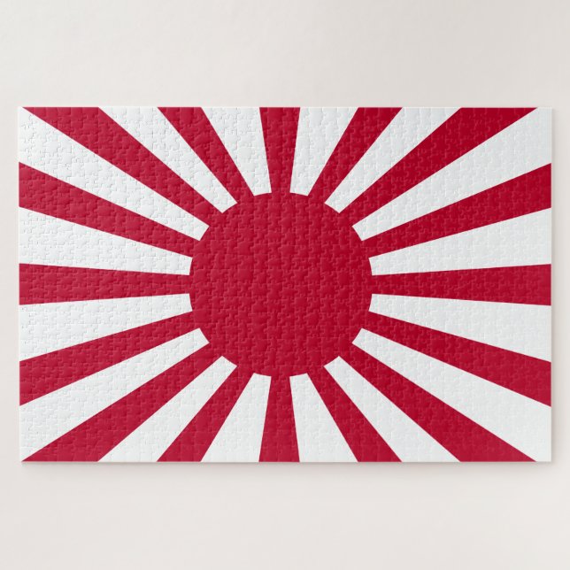 Imperial War Flag of Japan Jigsaw Puzzle (Horizontal)