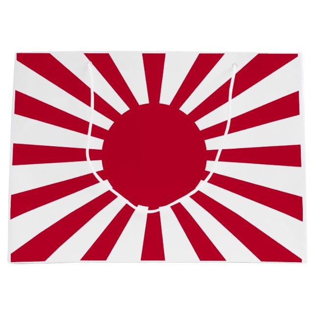 Imperial War Flag of Japan Large Gift Bag (Front)