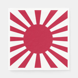 Imperial War Flag of Japan Napkins