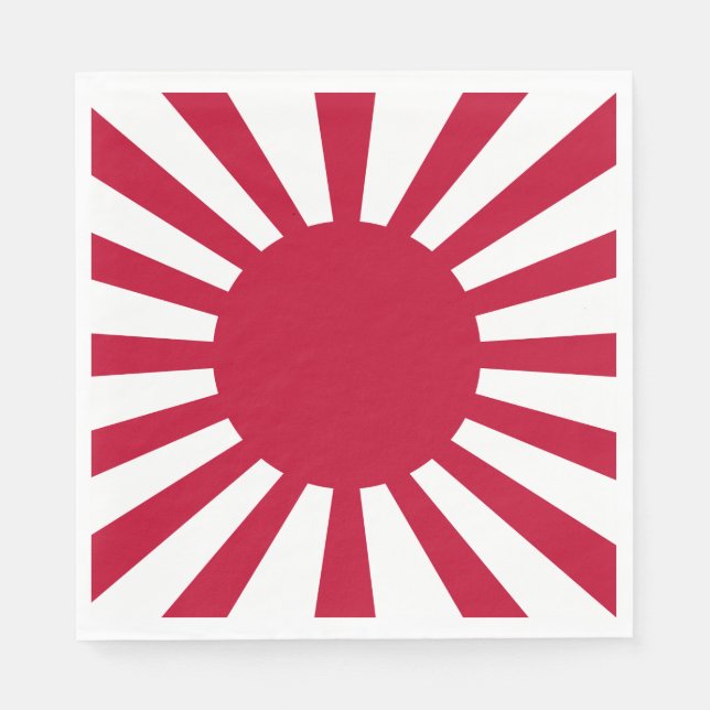 Imperial War Flag of Japan Napkins (Front)