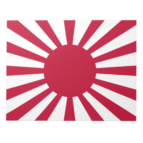 Imperial War Flag of Japan Notepad
