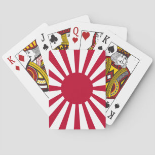Imperial War Flag of Japan Poker Cards