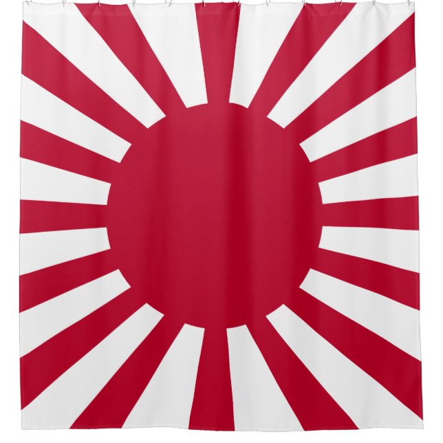 Imperial War Flag of Japan Shower Curtain (Front)