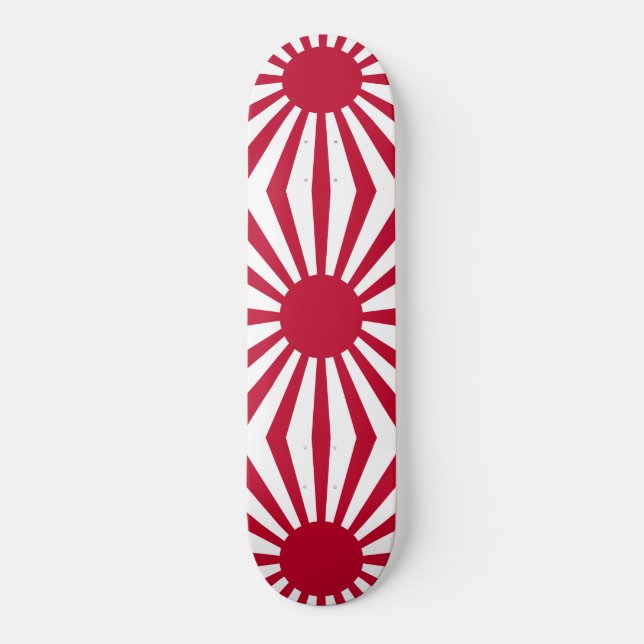 Imperial War Flag of Japan Skateboard (Front)